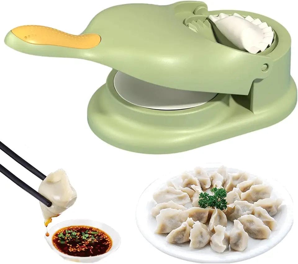 2 In 1 Dumpling Maker, Portable Manual Dumpling Presser