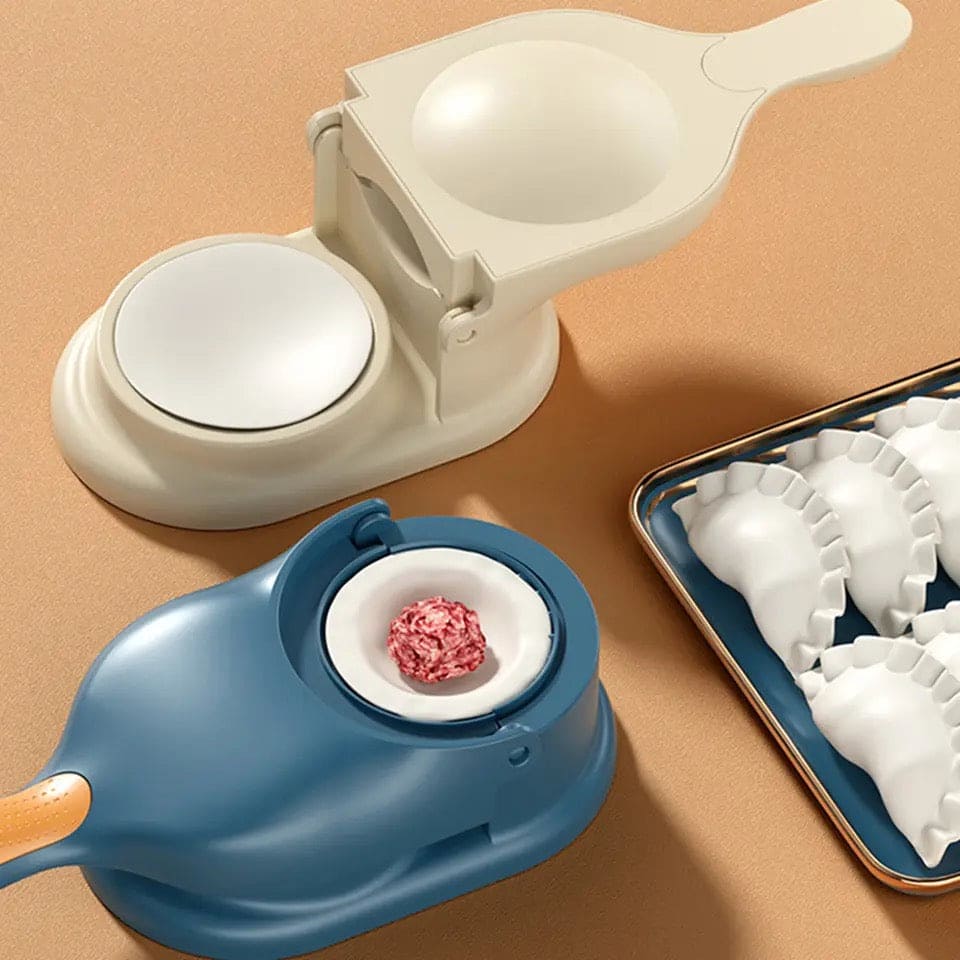 2 In 1 Dumpling Maker, Portable Manual Dumpling Presser