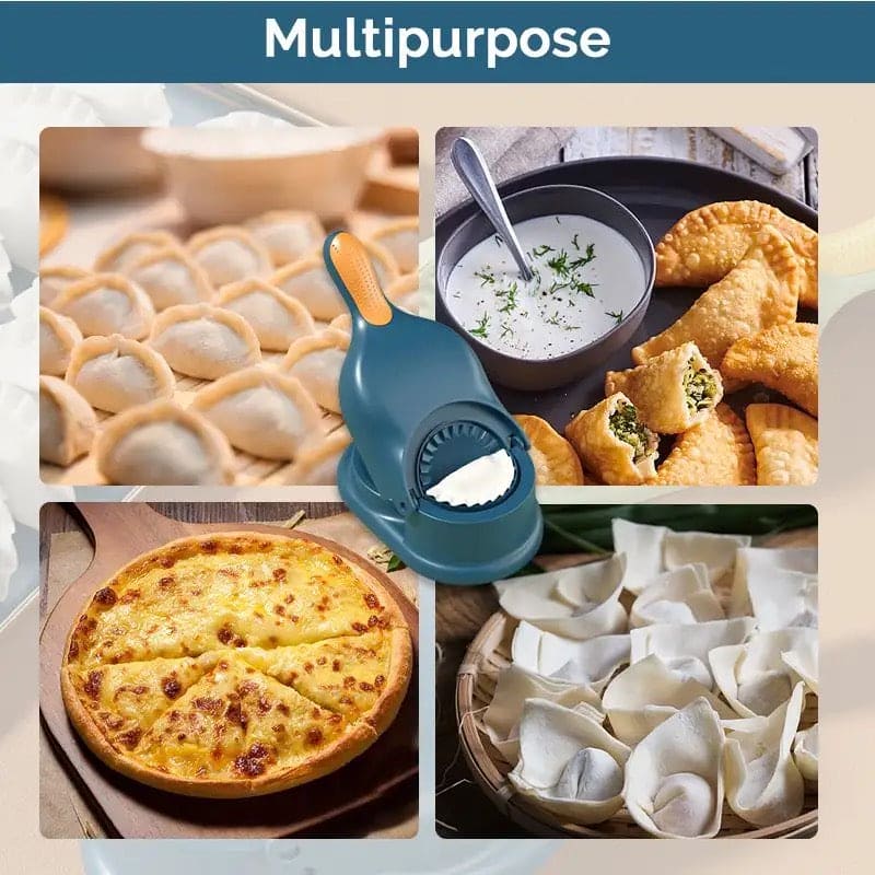 2 In 1 Dumpling Maker, Portable Manual Dumpling Presser